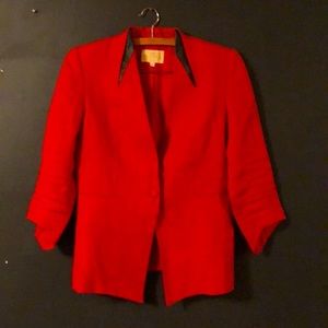 Alberto Makali Linen Jacket